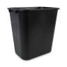 Boardwalk, Soft-Sided, 7 gal, Resin, Black, Rectangle, Receptacle