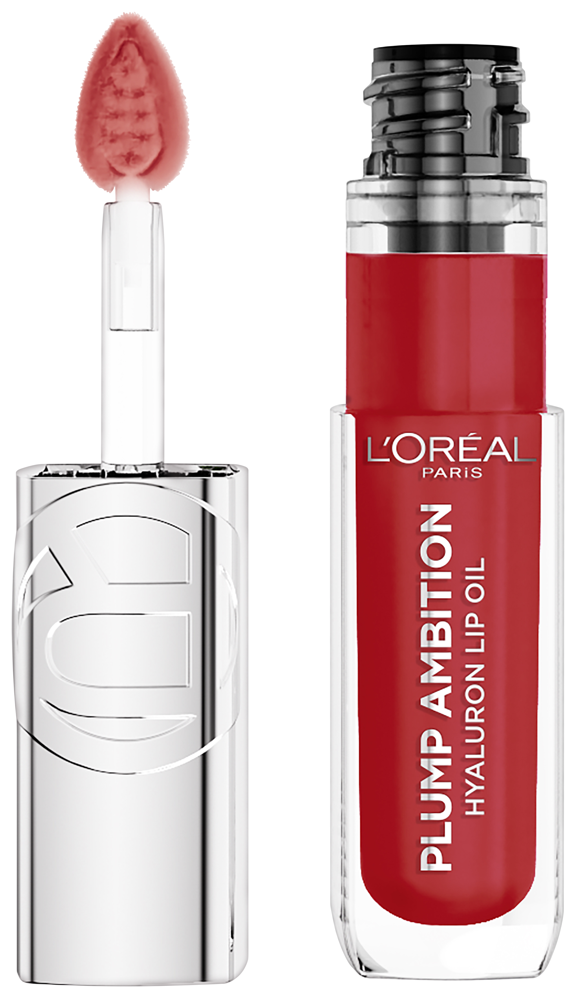 Plump Ambition Hyaluron Lip Oil, Rouge in Love, 5