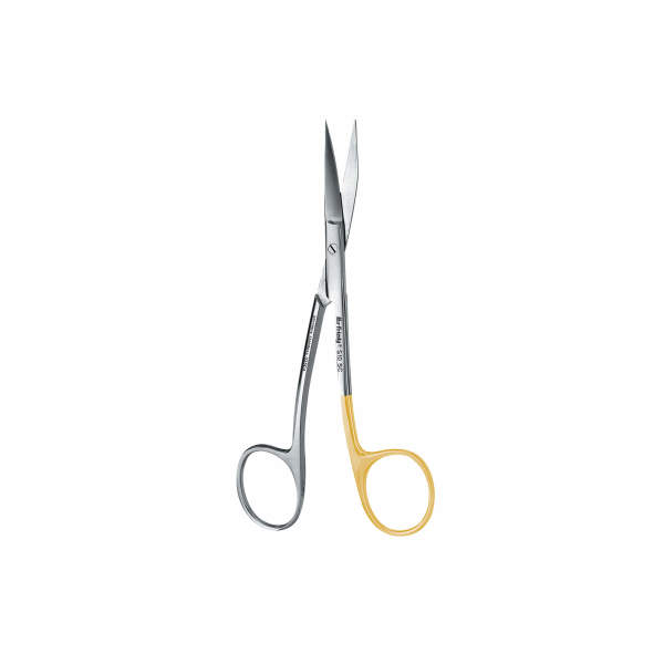 HF Scissors #10 1 Blade Serrated, Perma Sharp® Double Curved