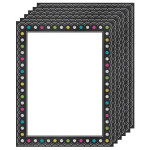 Teacher Created Resources&reg; Chalkboard Brights Computer Paper, 50 Per Pack, 6 Packs TCR5837-6