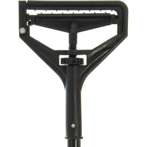 Carlisle, Flo-Pac, Vinyl Coated Metal Side-Gate Mop Handle, 60", Black