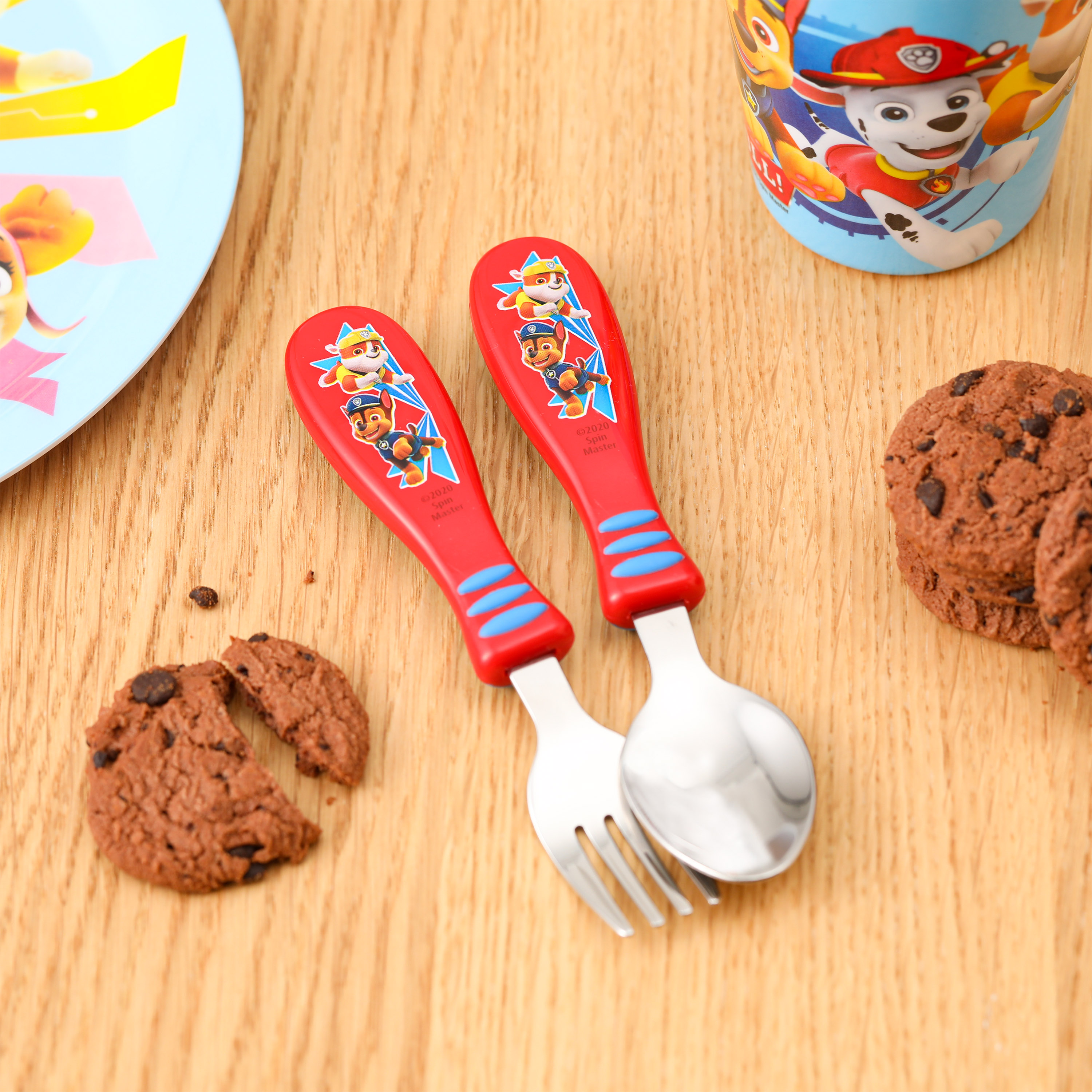 Paw Patrol Kid’s Flatware, Chase and Rubble, 2-piece set slideshow image 8 Paw Patrol Kid’s Flatware, Chase and Rubble, 2-piece set slideshow image 8