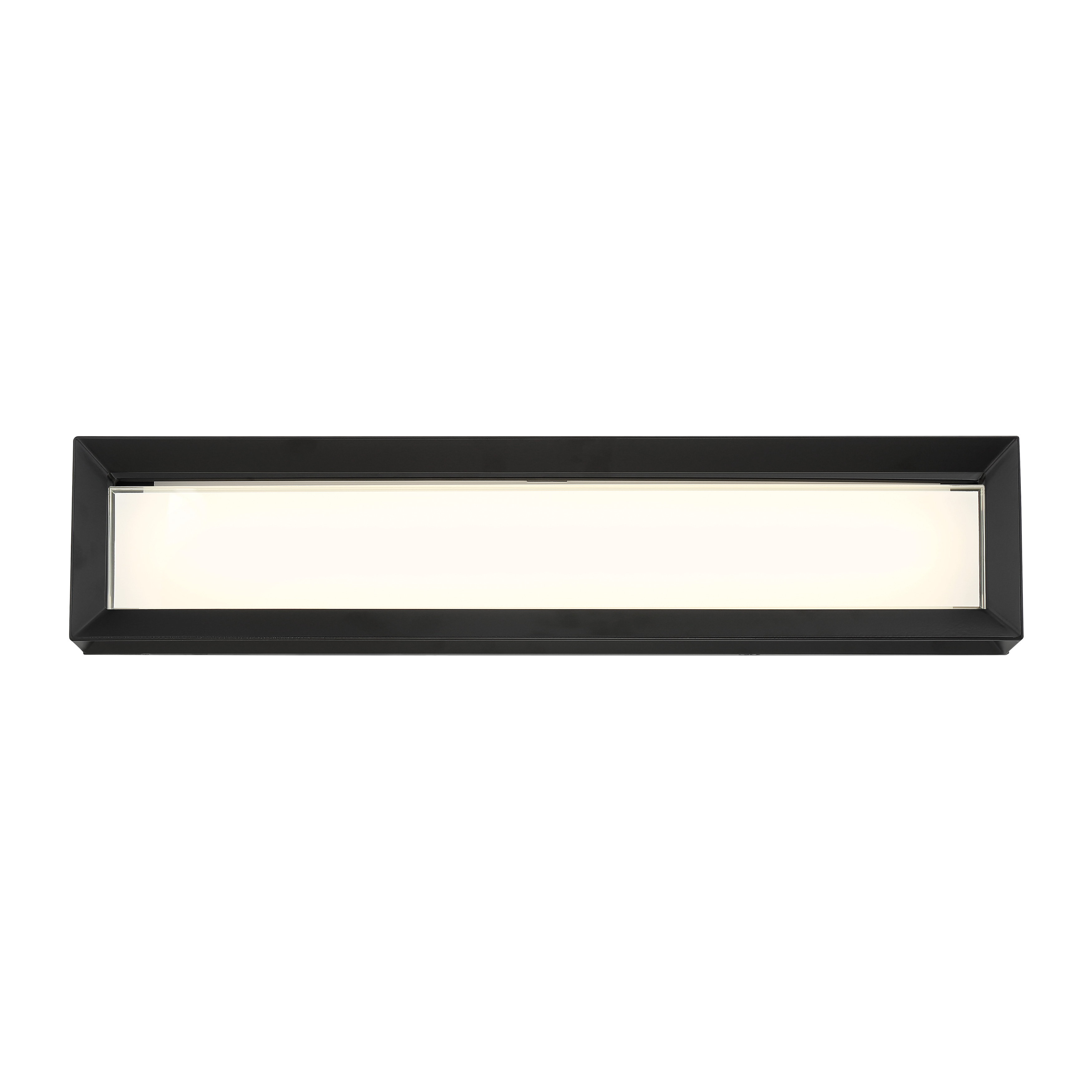 The Averton LED Bath Light combines transitional styling with practical functionality. Its 22-inch width and 2640 lumens provide excellent illumination for vanity tasks, while the Coal Black finish adds contemporary sophistication. - alternate view