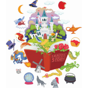 Once Upon A Dream Imagine Your Own Story Bulletin Board Set, 30 Pieces