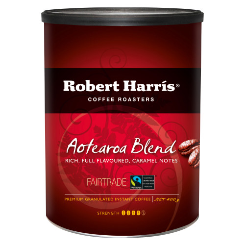  Robert Harris® Aotearoa Blend Fairtrade Instant Coffee 400g 