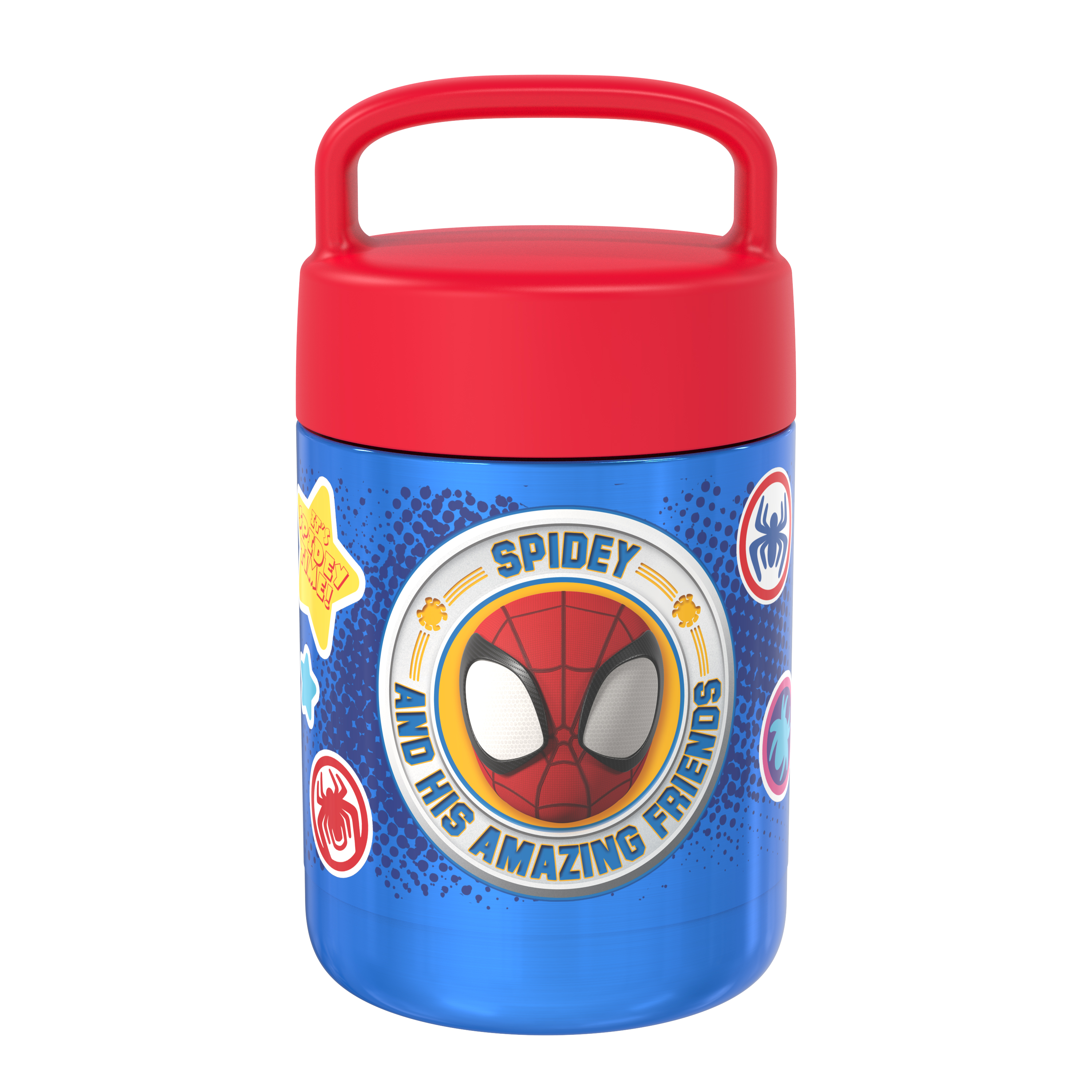 Spider-Man and His Amazing Friends Reusable Vacuum Insulated Stainless Steel Food Container, Spider-Friends slideshow image 1