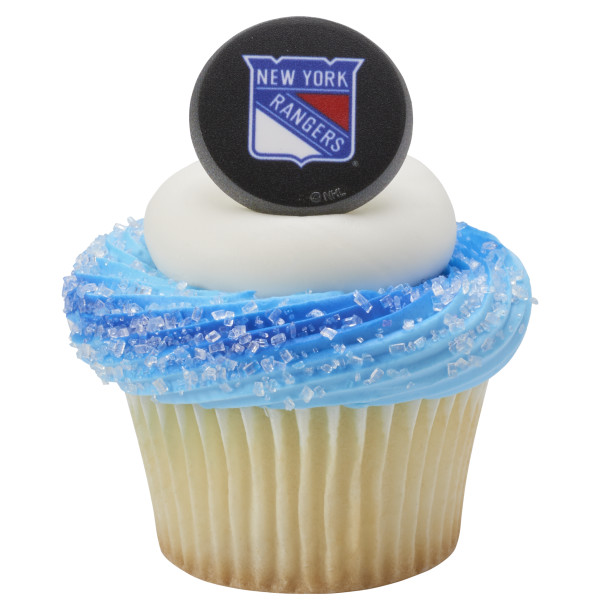 NHL® Team Puck Cupcake Rings