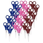 Charles Leonard Children's 5.5" Scissors, Pointed Tip, Assorted Colors, Pack of 36 CHL77525-36