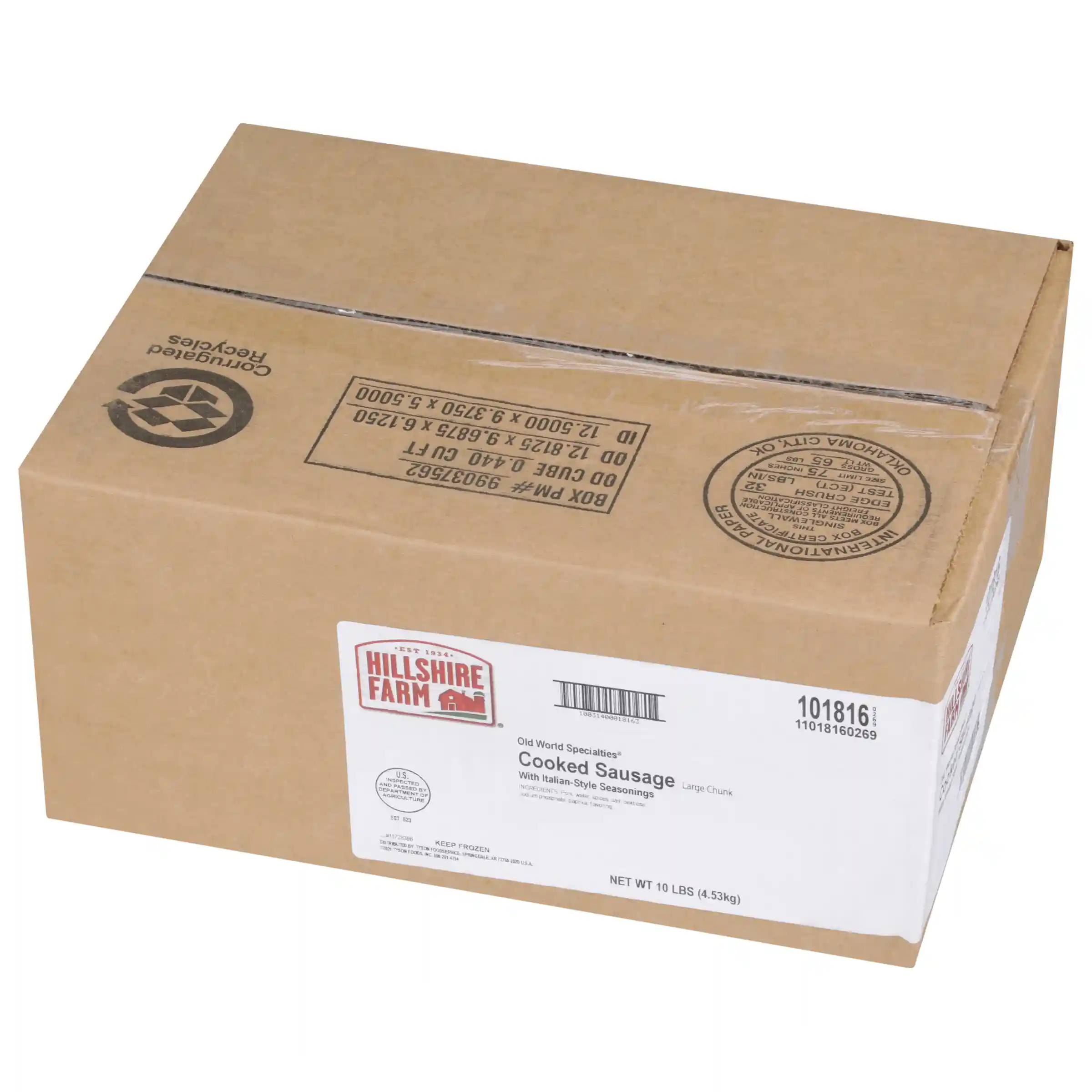 Hillshire Farm® Old World Specialties® Italian-Style Sausage, Large Chunk, 14 Pieces per Ounce_image_5