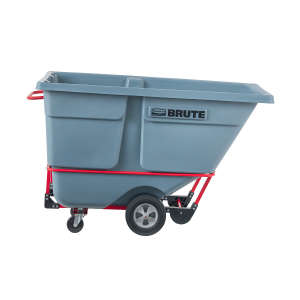 Rubbermaid Commercial, BRUTE® Standard Duty, Tilt Truck, 27 cu ft, Black