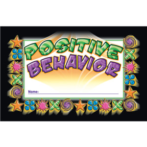 Positive Behavior Punch Cards, Pack of 36
