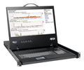 NetController™ KVM Switch Steel Cat 5 1 RU 16-Port 19 in. Console Screen Green LED Indicator Black