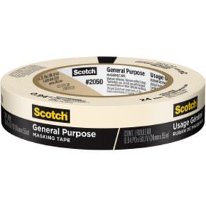 General Purpose Masking Tape, 0.94 in x 60.1 yd (24mm x 55m), 1 Roll