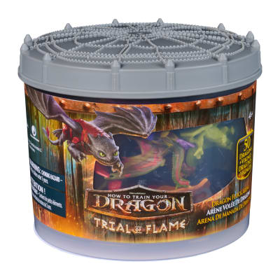 Dreamworks Dragons, World of Berk: Dragon Flock Arena, 50 Collectible Dragons and Vikings Figures for Ages 4 and up