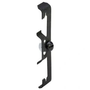 Rod and Wire Fastener, #12 Wire thru 1/4 in. Plain or Threaded Rod, 1/8 thru 3/8 in. Flange, Includes Screw and Hex Nut
