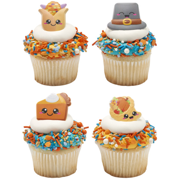 Thanksgiving Cuties Cupcake Rings