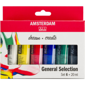 Standard Acrylic General Set, 6 x 20mL