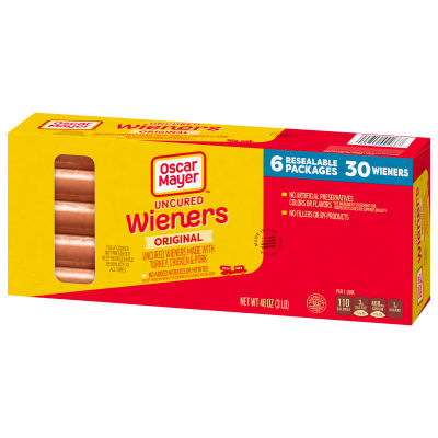 Oscar Mayer Classic Uncured Wieners, 30 ct Box