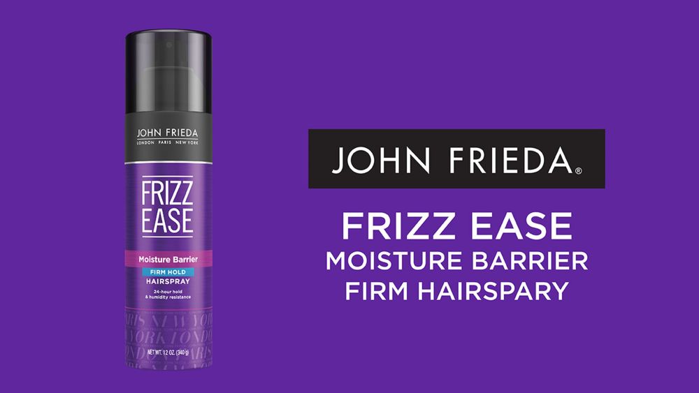 John Frieda Frizz Ease Regenschirm Haarspray 250ml (2er Pack) - 24h Schutz Vor Feuchtigkeit & Frizz, Mit Keratin Für Starken Halt