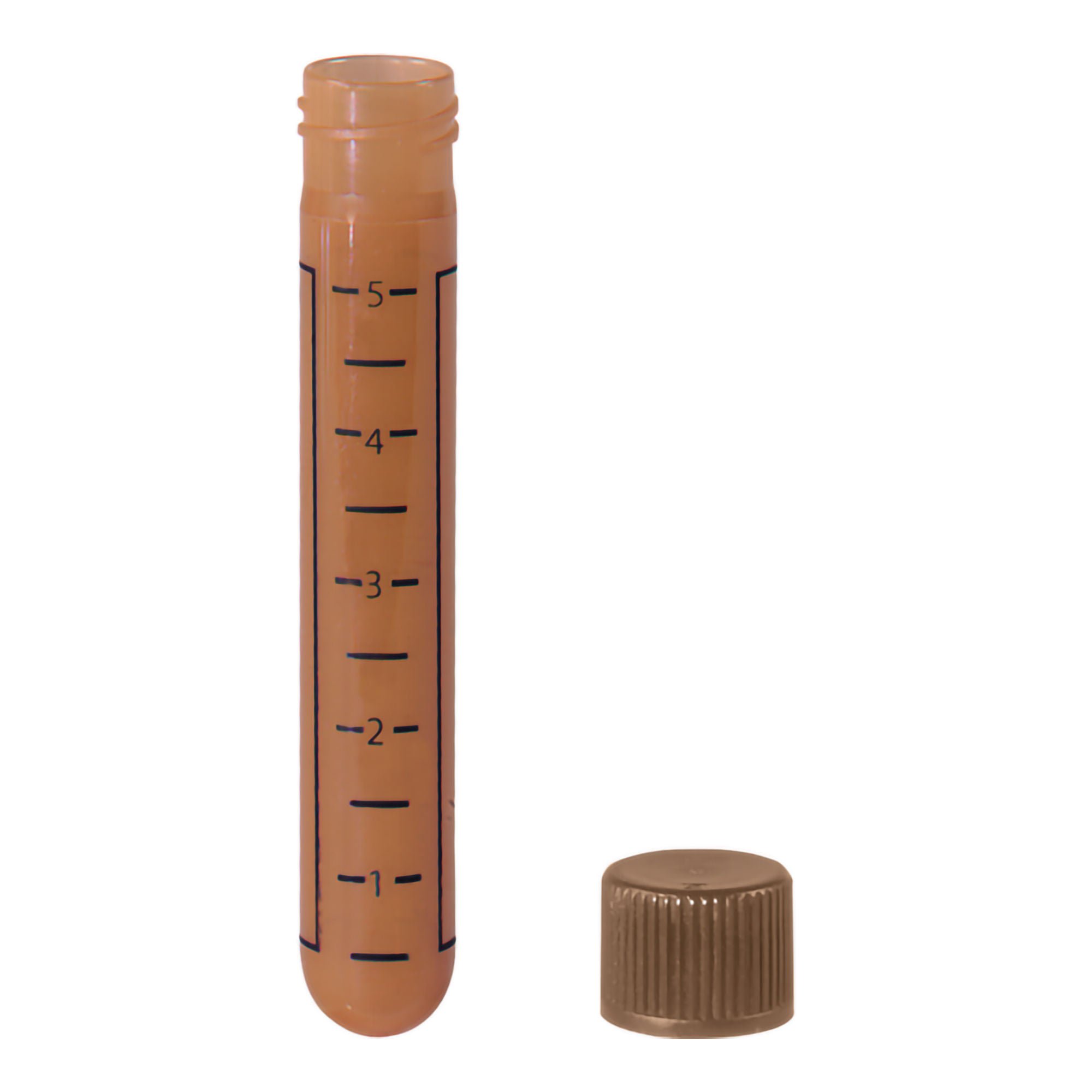 Sarstedt TUBE, CENTRIFUGE RND BASE SCREW TOP BRN 5ML 75X13MM (1000/CS