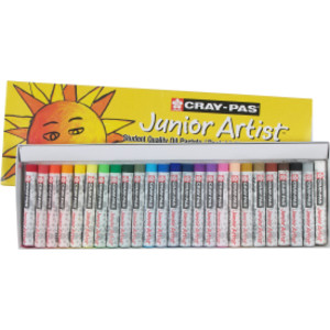 Cray-Pas Junior Artist Oil Pastels, Assorted Colors, 25-Piece Set