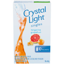Crystal Light Singles, Tangerine Grapefruit