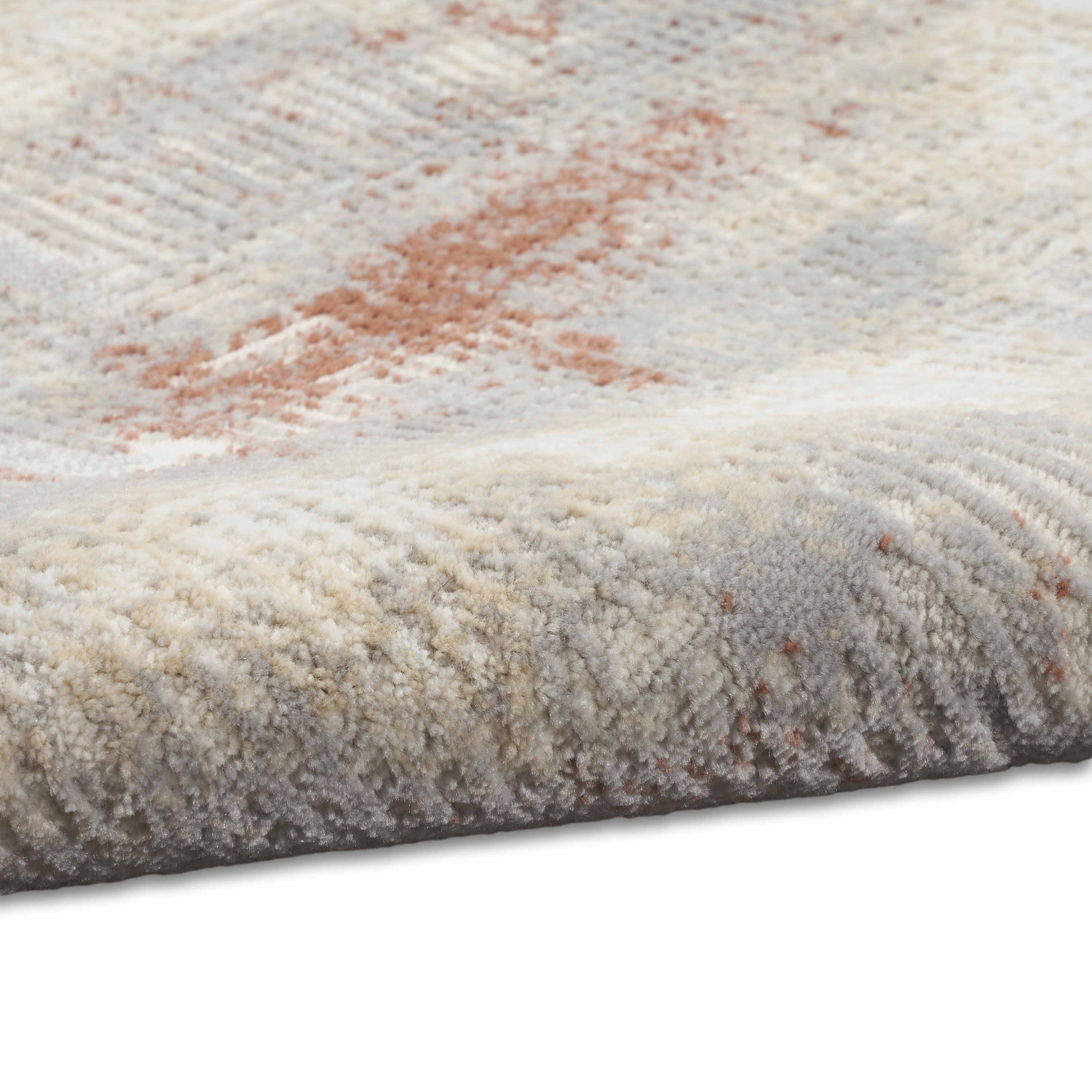 Calvin Klein CK950 Rush 2'3" x 7'3" Ivory Multicolor Modern Indoor Rug