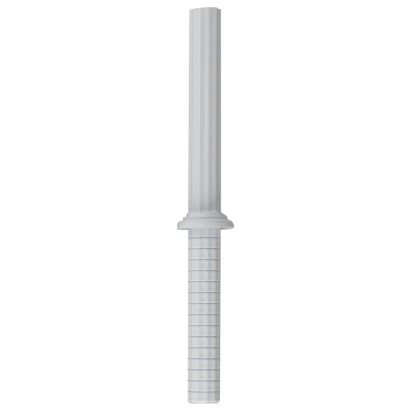 9" White Scored Column Pillar