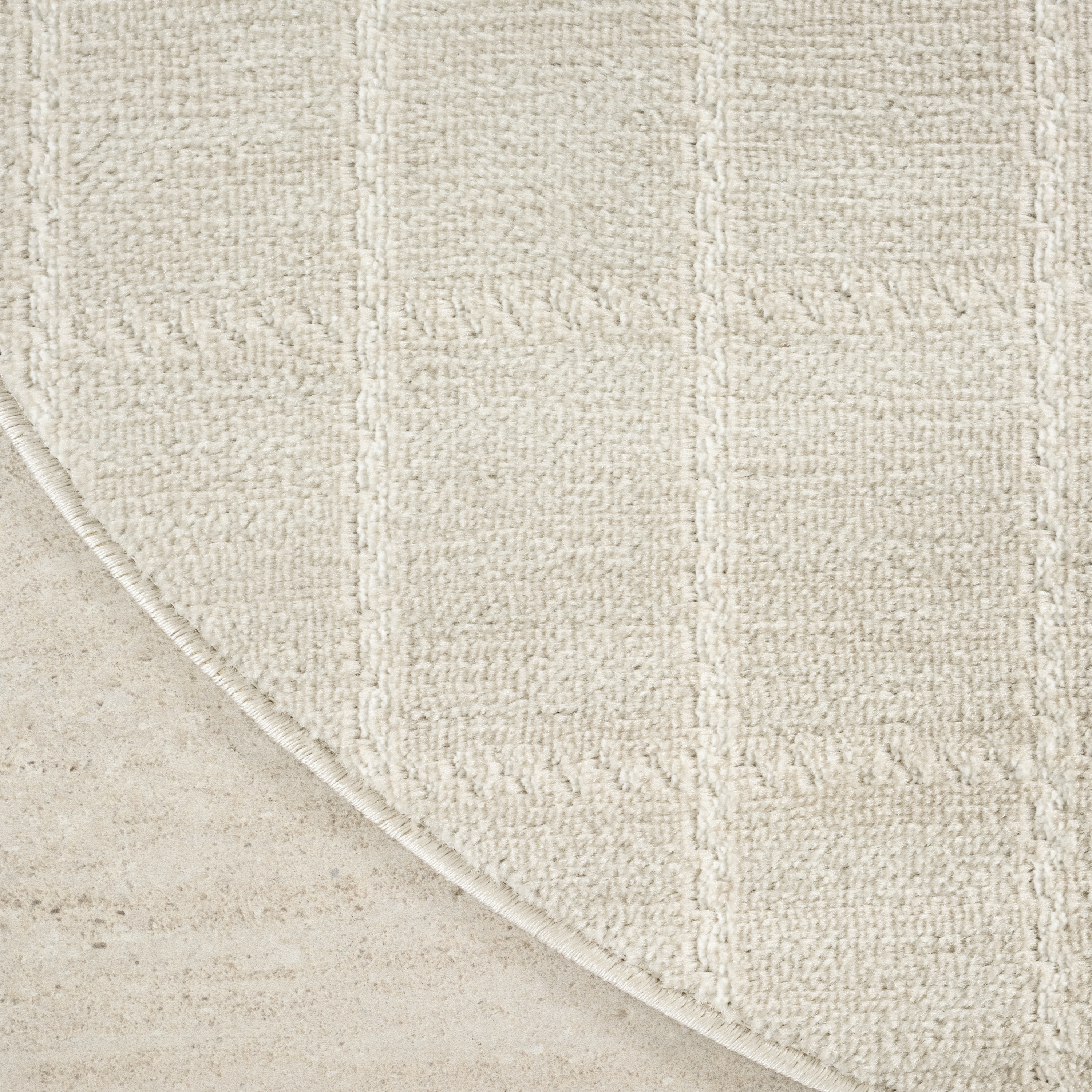 Nourison Serenity Home 8' x Round Ivory Modern Indoor Rug