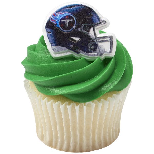 NFL Team Helmet Cupcake Rings