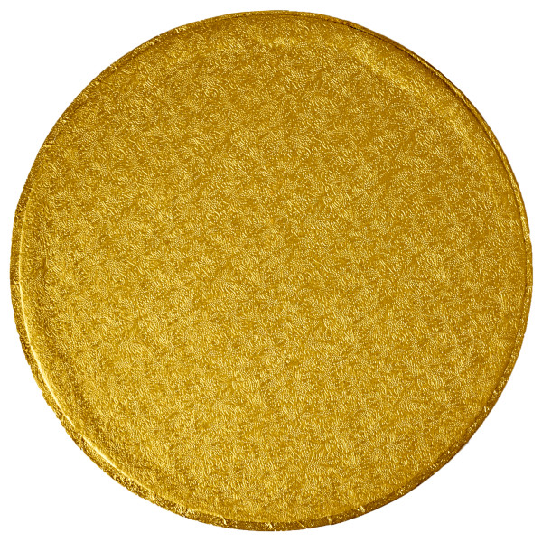 10" Round Gold Foil Cake Board