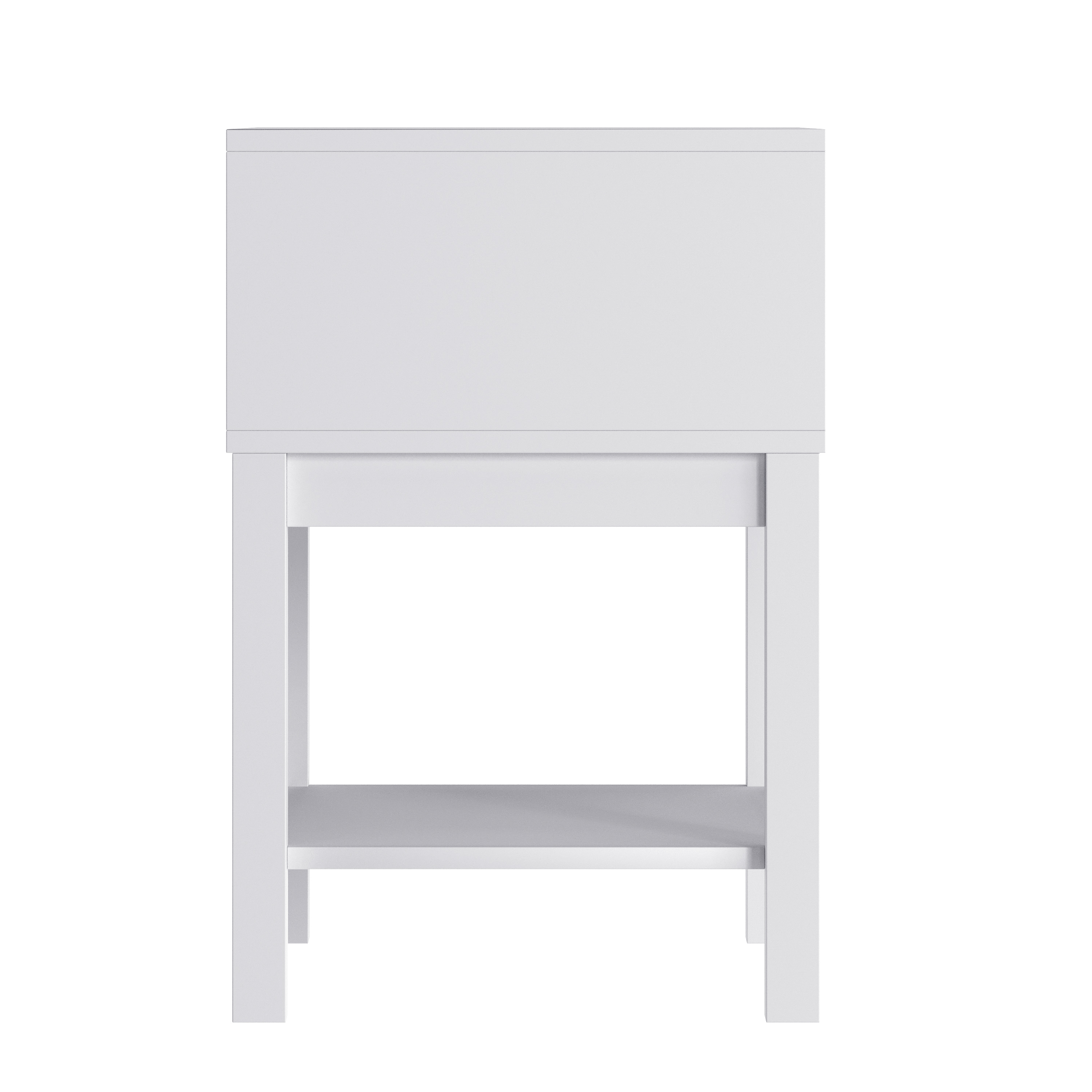 Samuel Kids Single-Drawer Night Stand with Gray Solid Wood Frame, Side Table ... - Picture 17 of 21