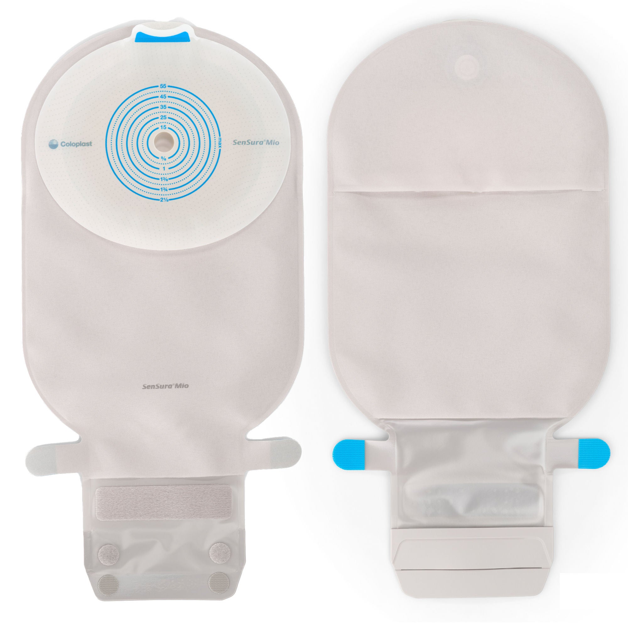 SenSura® Mio Flat 1-Piece Opaque Ostomy Pouch, Trim to fit 10 – 55 mm Stomas
