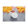 Dart, Plastic Lids for Foam Containers, Vented, Fits 3.5-6 oz, White