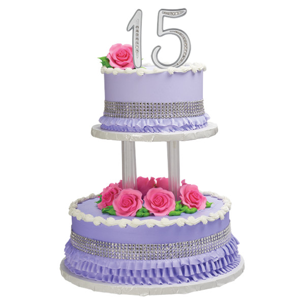 Separated 2-Tier Round 6" & 10" Cake Structure Set