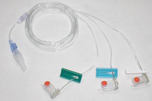 All-Med INFUSION SET, SAFETY SUB Q TRIFURCATED 24GX12MM 36" (10/BX)