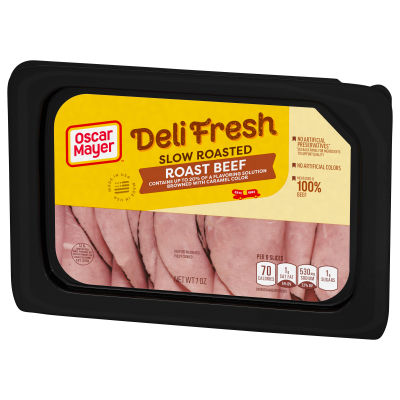 Oscar Mayer Deli Fresh Slow Roasted Roast Beef, 7 oz Tray