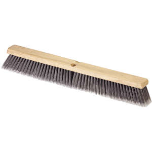 Carlisle, Flo-Pac®, 36in,  Flagged Polypropylene Sweep , Polypropylene Bristles, Gray