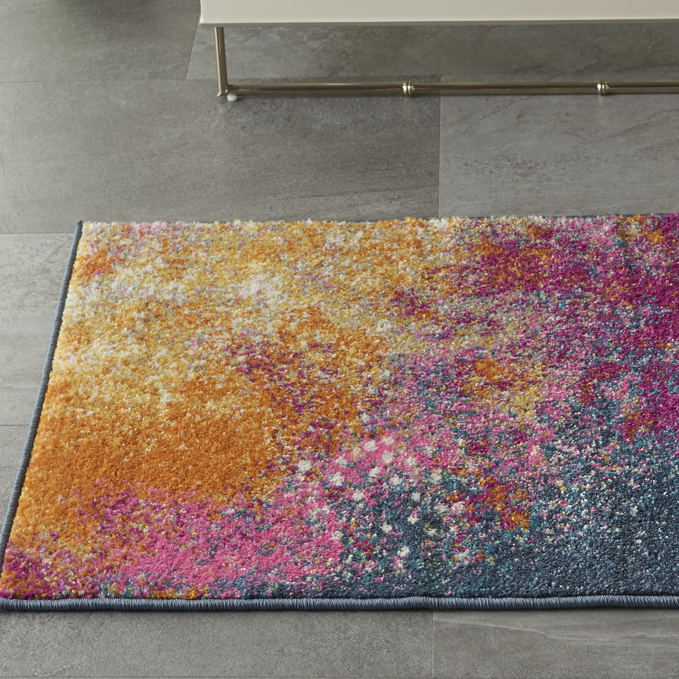 Nourison Passion 1'10" x 2'10" Sunburst Modern Indoor Rug