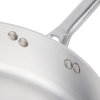 12-inch 5-quart Wear-Ever® aluminum sauté pan in natural finish with plated TriVent™ handle