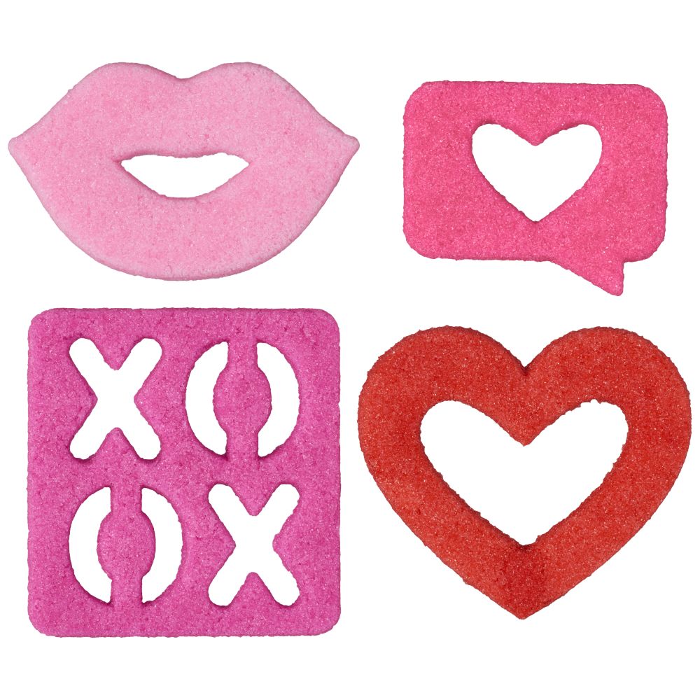 Image Cake XOXO, Lips and Hearts