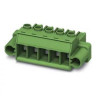 PC Series PCB Terminal Block Polyamide 41A 1000V 4-Position 1-Level 24 to 10 AWG Green 35.5 L x 19.7 H x 106.67 W mm