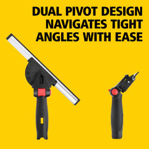 Rubbermaid Commercial, 14", Black, Rubber Squeegee