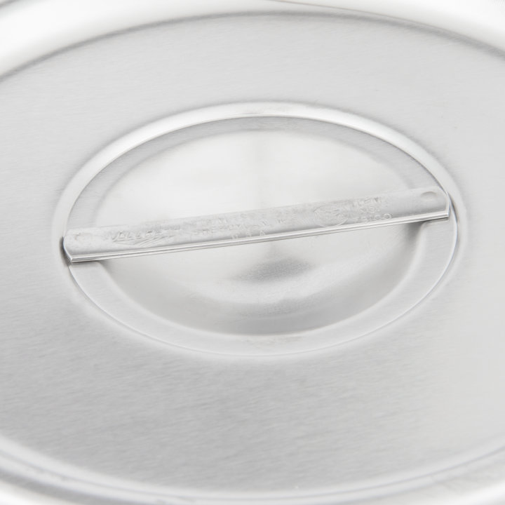 4 ¼-quart stainless steel bain-marie cover