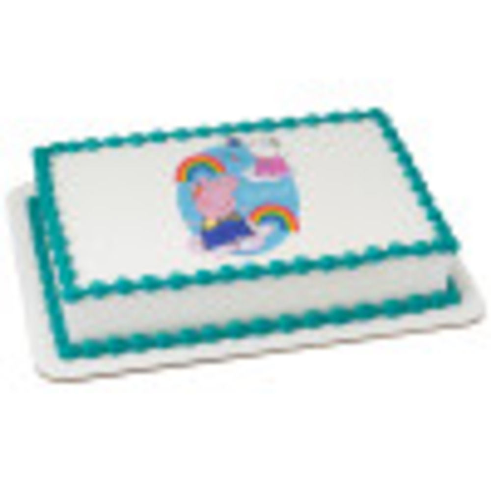 Image Cake Peppa Pig™ Hip Hip Hooray