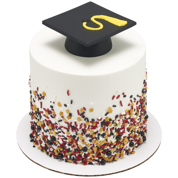 Graduation Hat - Red 3 Free Gum Paste
