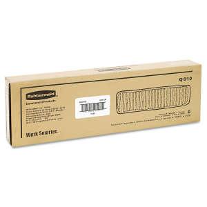 Rubbermaid Commercial, HYGEN, Scrubber Microfiber Hook & Loop Mop, 18"W, Yellow