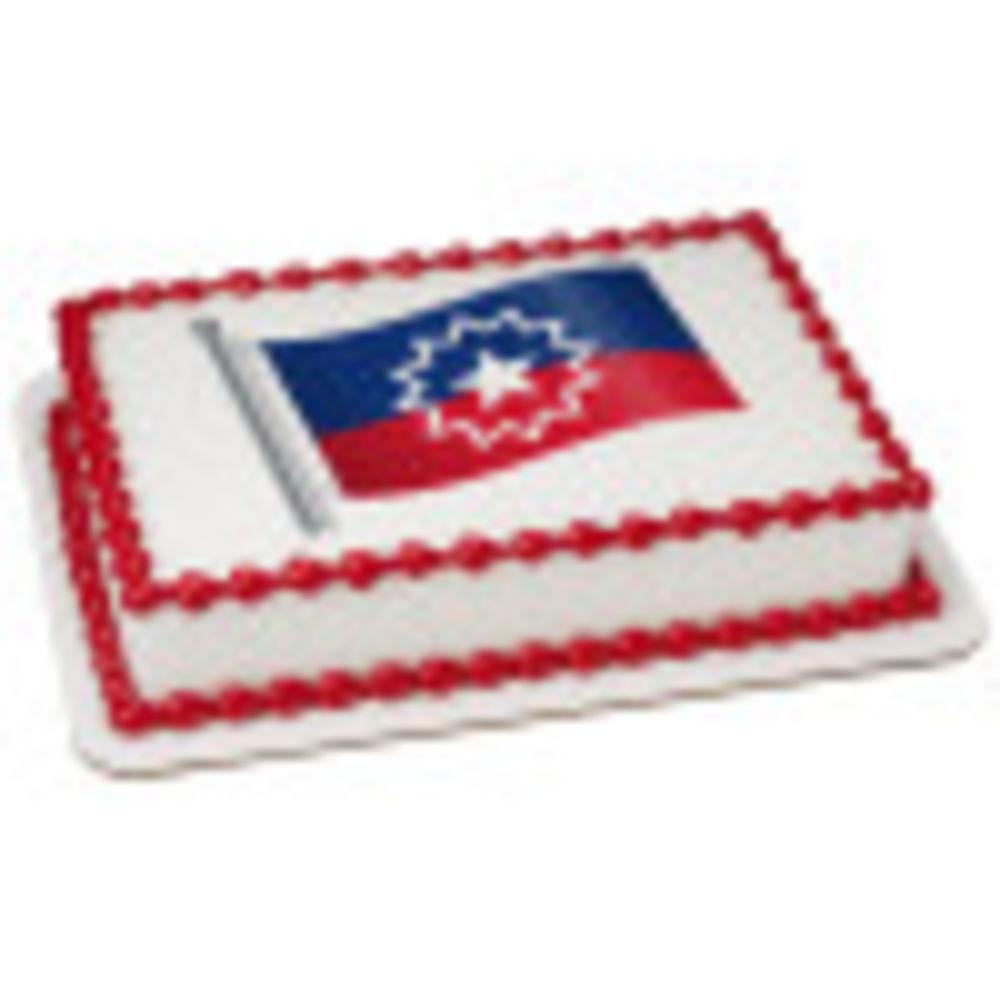 Image Cake Juneteenth Flag
