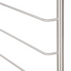 Stainless steel mobile bowl stand for 30-quart mixing bowl with four full-size tray racks