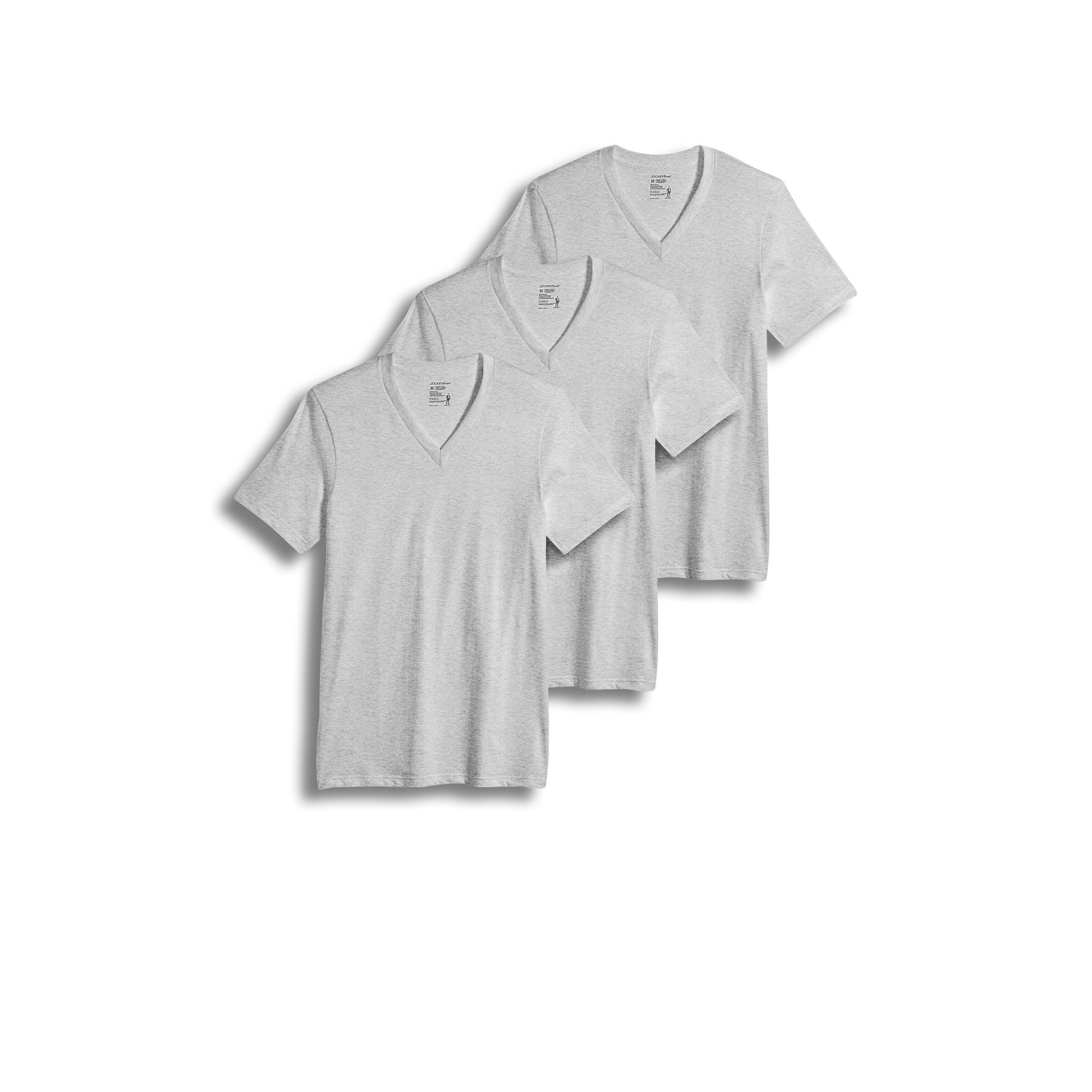 Jockey Men's Classic V-Neck Undershirt - 3 Pack - Picture 23 of 46
